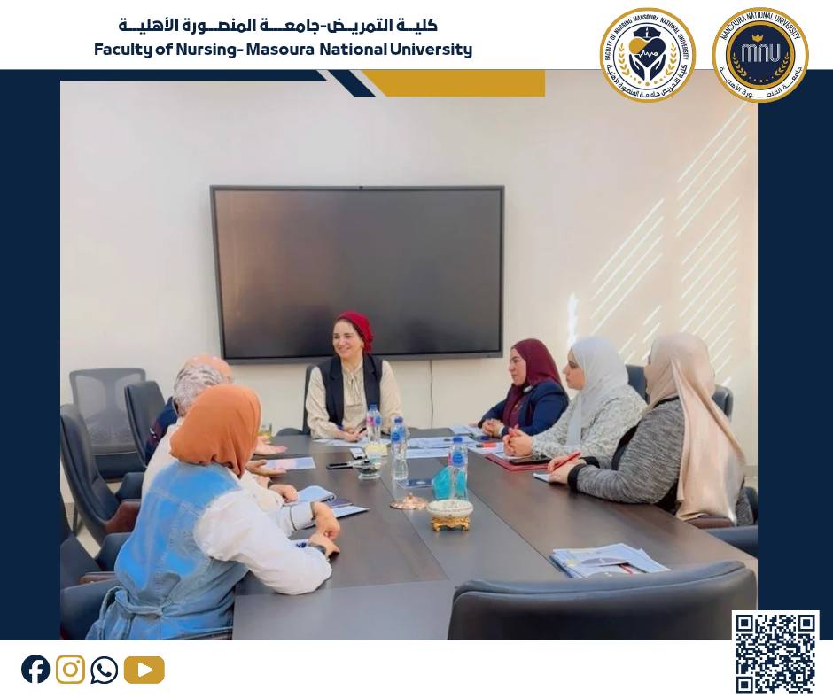 اجتماع عميد الكلية مع الفريق التنفيذى للجودة لمناقشة واعتماد الخطة الاستراتيجية النهائية